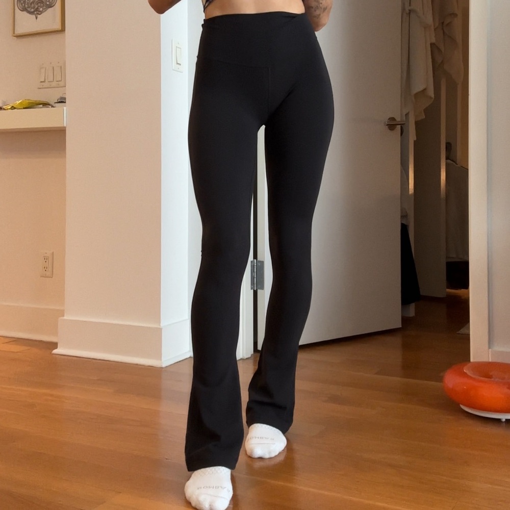 Lululemon Black mini-flare size 4Long